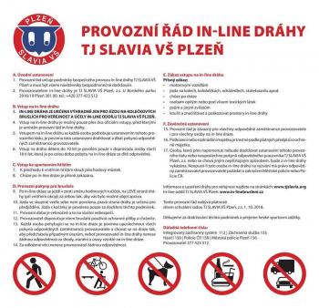 Provozní řád in-line dráhy TJ SLAVIA PLZEŇ Provozní řád in-line dráhy TJ SLAVIA PLZEŇ